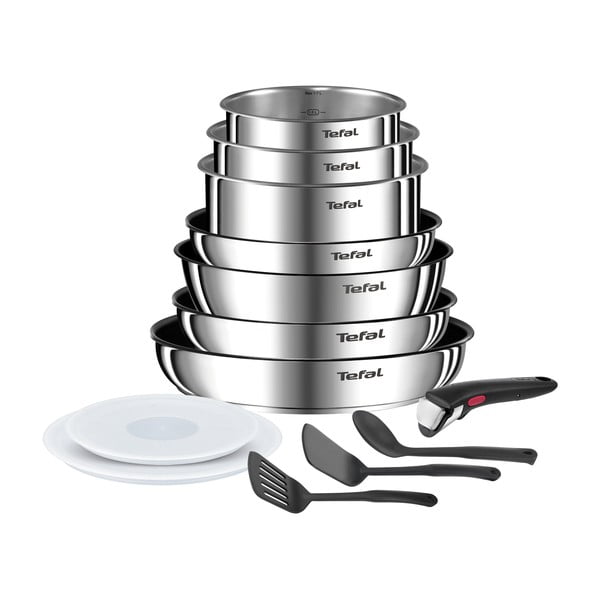 Puodų rinkiniai iš nerūdijančio plieno 13 vnt. INGENIO Emotion L897DS04 – Tefal