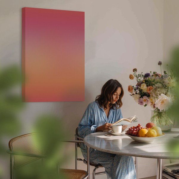 Spausdintas paveikslas tapyba ant drobės 70x100 cm Pink Aura – Styler-image-1