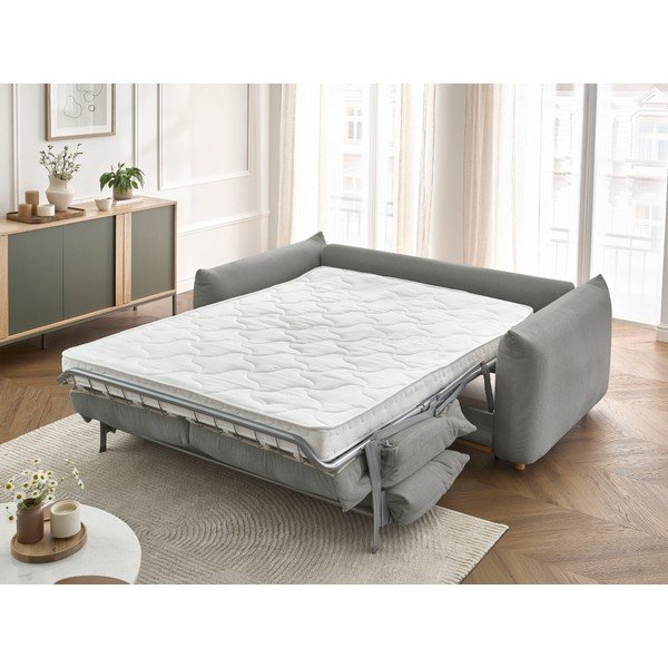 Sulankstoma sofa pilkos spalvos 214 cm Ernest – Bobochic Paris-image-1