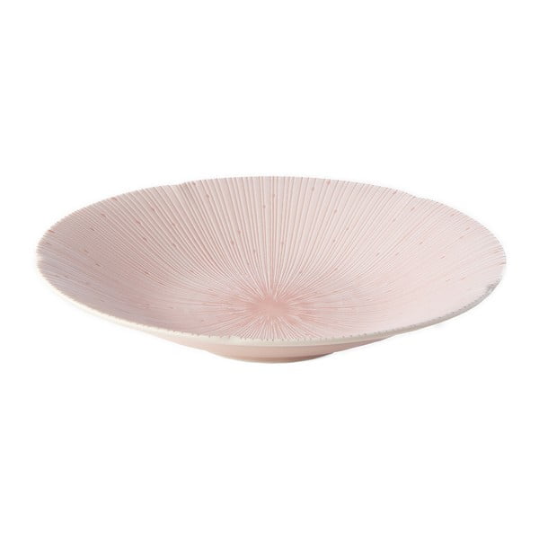 Rožinė keraminė lėkštė makaronams ø 24,5 cm ICE PINK - MIJ
