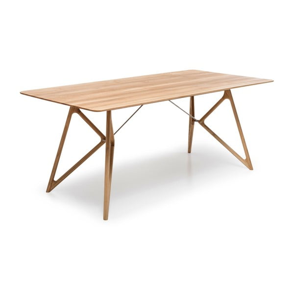 Ąžuolinis valgomojo stalas "Tink Oak Gazzda", 160 cm, natūralus