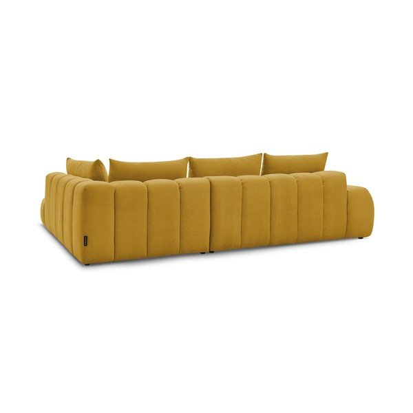 Kampinė sofa ochros spalvos (su dešiniuoju kampu) Everest – Bobochic Paris-image-4