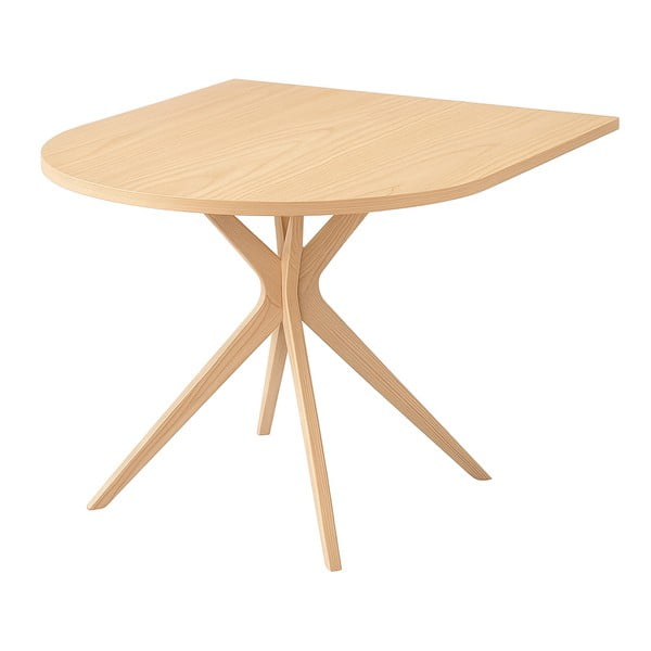 Iš uosio masyvo valgomojo stalas 90x90 cm Jubi – Ragaba