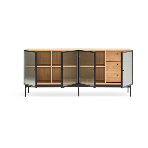 Komoda iš ąžuolo medienos Teulat Blur, plotis 180 cm-image-3