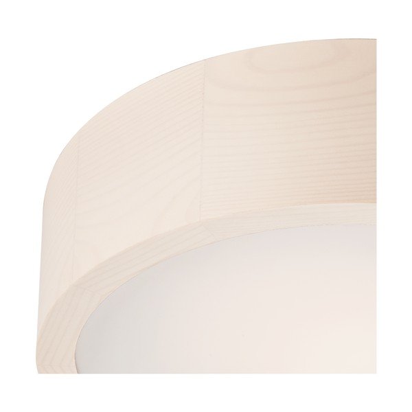 Lubinis šviestuvas baltos spalvos ø 27 cm su stiklo gaubtu Eveline – LAMKUR-image-3