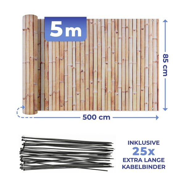 Iš plastiko tvora šviesiai rudos spalvos 500x85 cm – Maximex-image-2