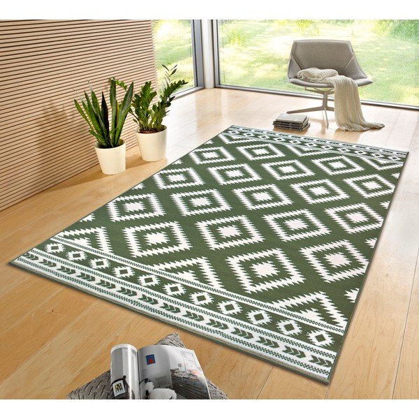 Žalias kilimas 230x160 cm Ethno - Hanse Home-image-1