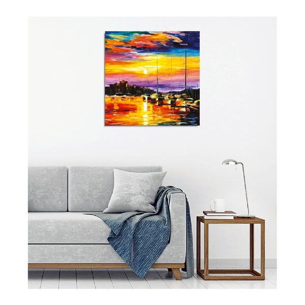 Sieninė reprodukcija ant drobės Leonid Afremov, 45 x 45 cm-image-2