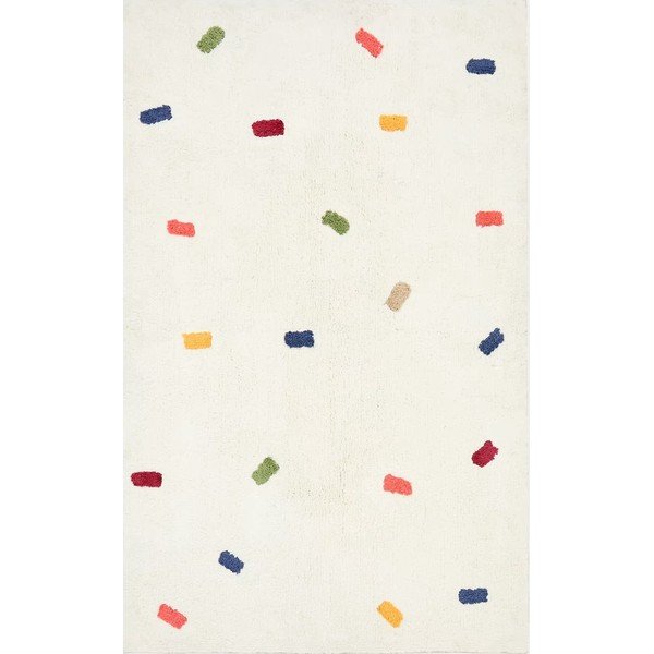 Kreminės spalvos iš medvilnės vaikiškas kilimas 150x200 cm Epifania – Kave Home