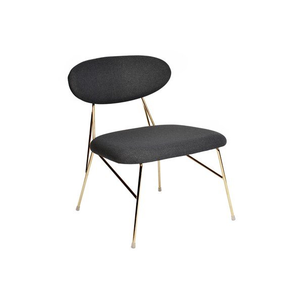 Juodas fotelis Leitmotiv Queen
