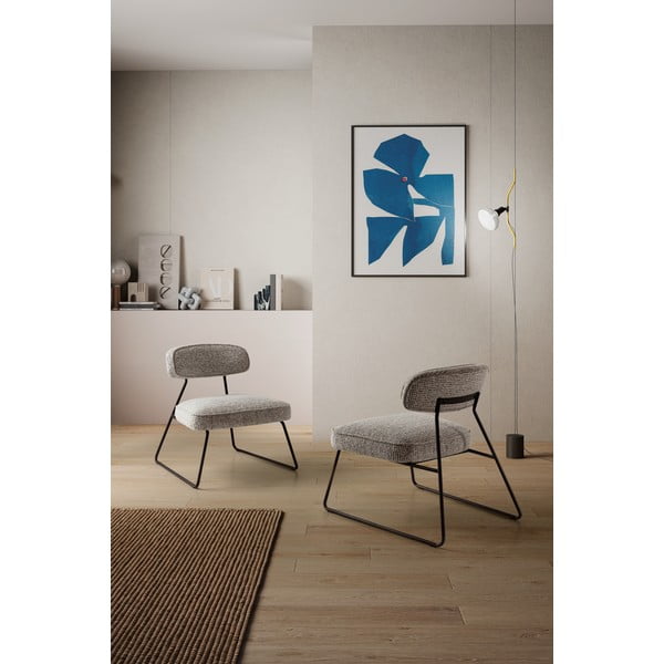 Juodos ir baltos spalvos krėslas Elon – Marckeric-image-1