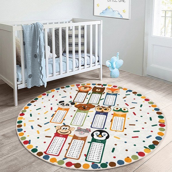 Vaikiškas kilimas ø 80 cm Comfort – Mila Home-image-1