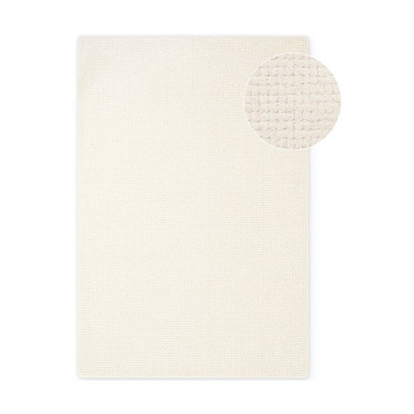 Kreminės spalvos iš vilnos kilimas 160x230 cm Eloise – Hanse Home
