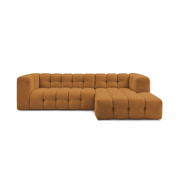 Kampinė sofa ochros spalvos (su dešiniuoju kampu) Cloud – Bobochic Paris