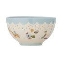 Šviesiai mėlynos spalvos/kreminės spalvos iš akmens masės vaikiškas dubuo ø 13,5 cm Celebrate – Bloomingville Mini