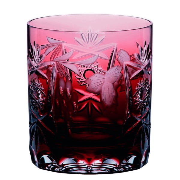 Raudonos spalvos krištolinė viskio taurė Nachtmann Traube Whisky Tumbler Copper Ruby, 250 ml