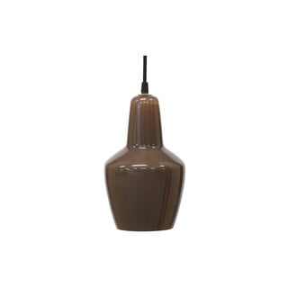 Rudo stiklo lubinis šviestuvas BePureHome Coffee, ø 22 cm