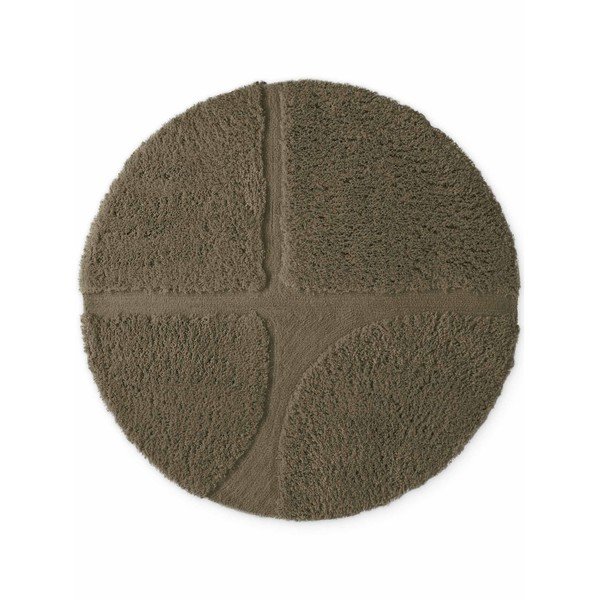 Rankų darbo khaki spalvos apvalios formos kilimas ø 200 cm Lambeth Jasper – Ted Baker
