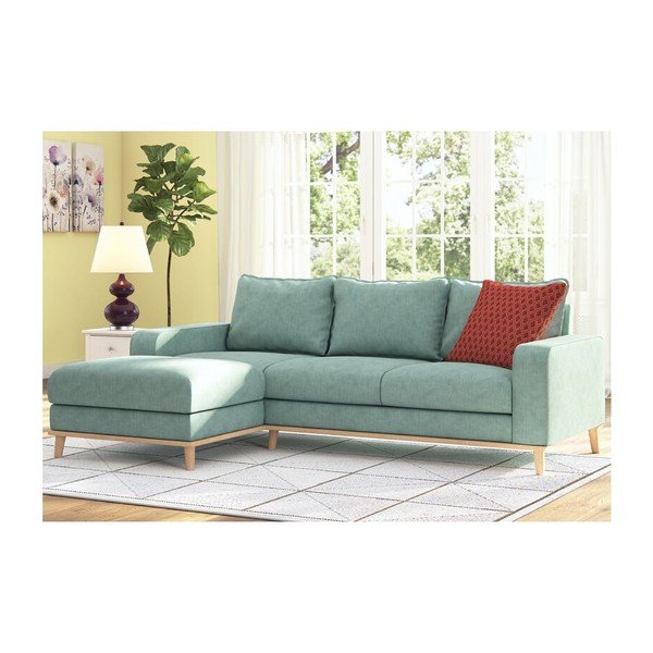 Turkio spalvos kampinė sofa (kairysis kampas) Beata - Ropez-image-1