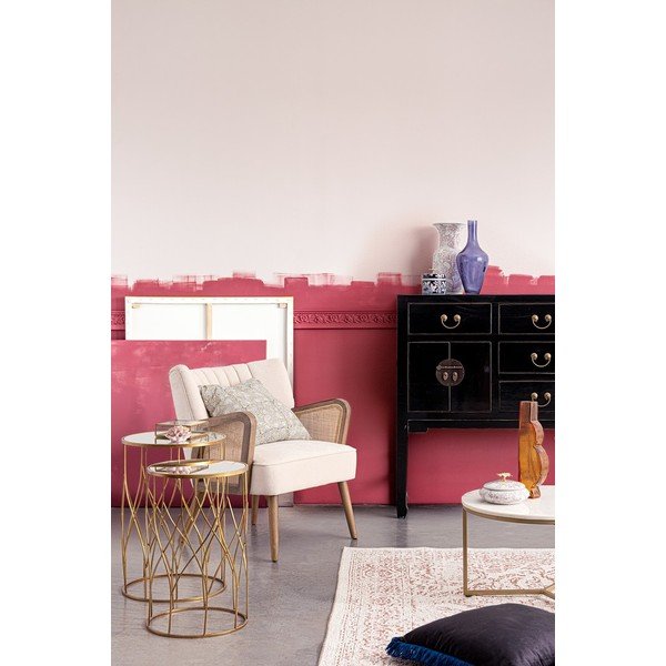 Smėlio spalvos krėslas iš velveto Virna – Bizzotto-image-1