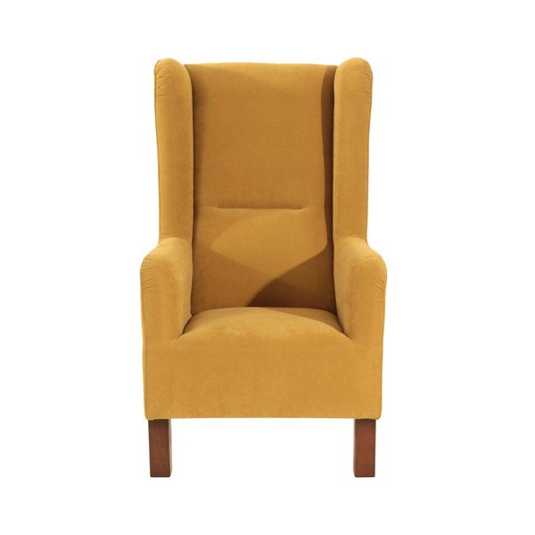 Geltonas fotelis Max Winzer Bruno Velor-image-4
