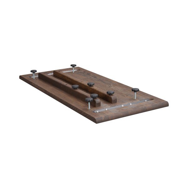 Iš ąžuolo masyvo stalo prailginimas 95x45 cm Clapperton – Rowico-image-4