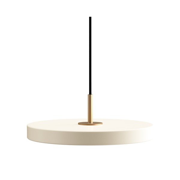 Kabantis šviestuvas baltos spalvos LED su metaliniu gaubtu ø 31 cm Asteria Mini – UMAGE