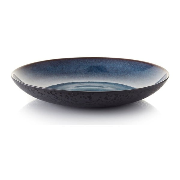 Juodos spalvos/mėlynos spalvos iš akmens masės dubuo ø 40 cm Gastro Dark Blue/Black – Bitz