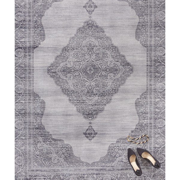 Šviesiai pilkas kilimas Nouristan Carme, 160 x 230 cm-image-1