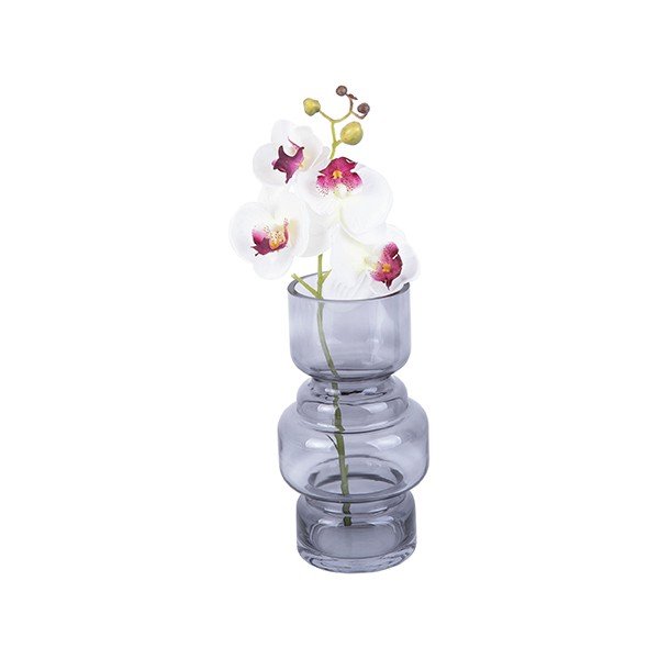 Pilko stiklo vaza PT LIVING Courtly, aukštis 20 cm-image-1