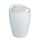 Baltas skalbinių krepšys ir taburetė viename Wenko Candy, 20 l