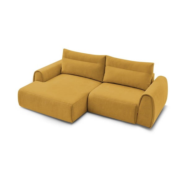 Kampinė sofa ochros spalvos Aden – Bobochic Paris-image-3