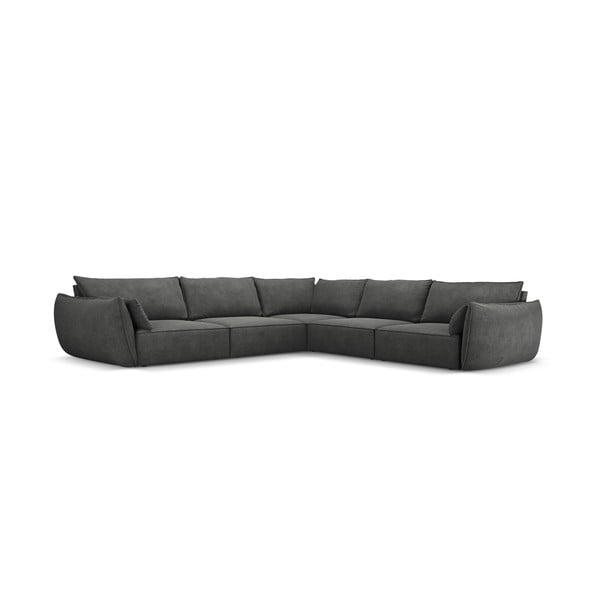 Pilka kampinė sofa (kintama) Vanda - Mazzini Sofas-image-2