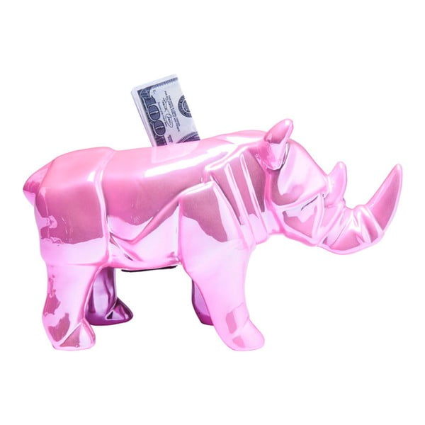 Pink Kare Design Rhino blizgi piniginė