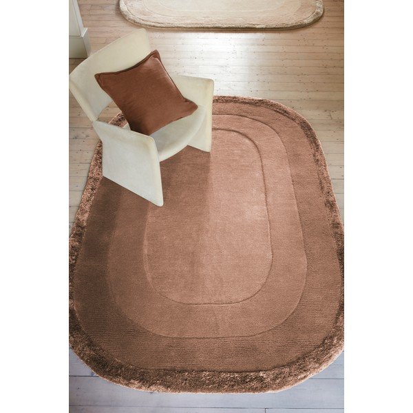 Rankų darbo iš vilnos mišinio kilimas raudonos plytų spalvos 160x230 cm Halo – Asiatic Carpets-image-2