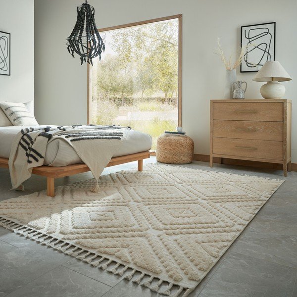 Kreminės spalvos kilimas 160x230 cm Diomara – Flair Rugs-image-1