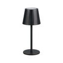 Matinės juodos spalvos stalinis šviestuvas LED (aukštis 21 cm) su metaliniu gaubtu Diaz – Reality