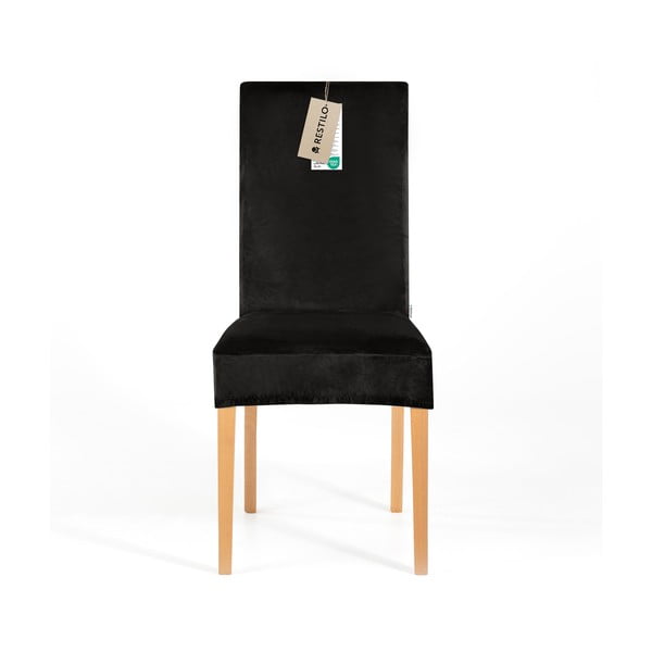 Juodos spalvos įtempiamas kėdei baldų apmušalas 48 cm Sento – Restilo