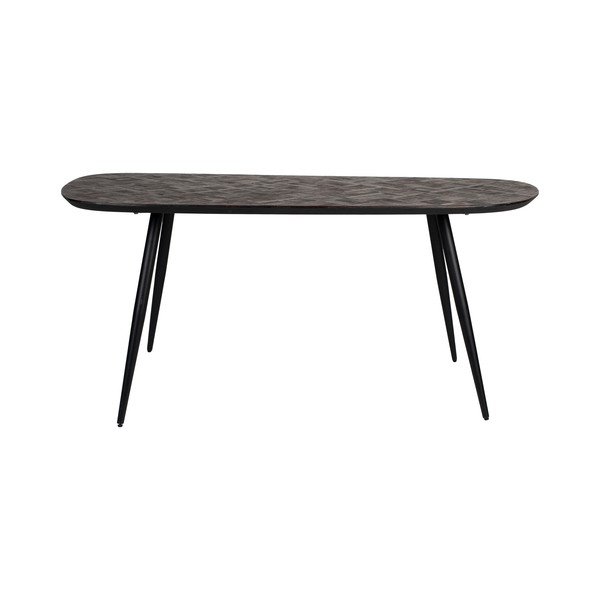 Iš tikmedžio masyvo valgomojo stalas 90x180 cm Webster – White Label