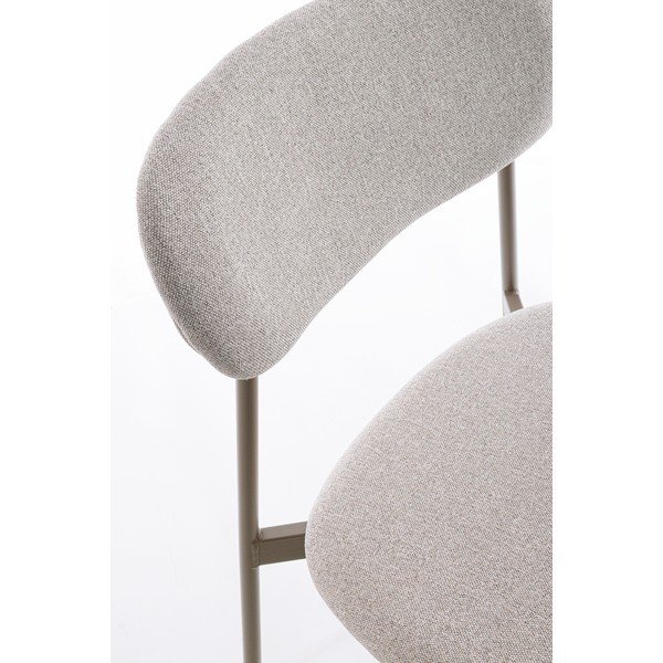 Šviesiai rudos spalvos iš audinio valgomojo kėdė Inka – Yes Everyday-image-1