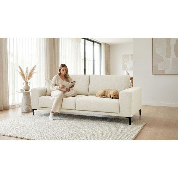 Sofa smėlio spalvos 224 cm Chile – Scandic-image-1