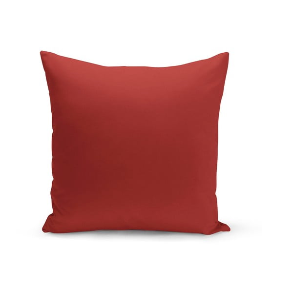 Raudona pagalvėlė su "Lisa" užpildu, 43 x 43 cm