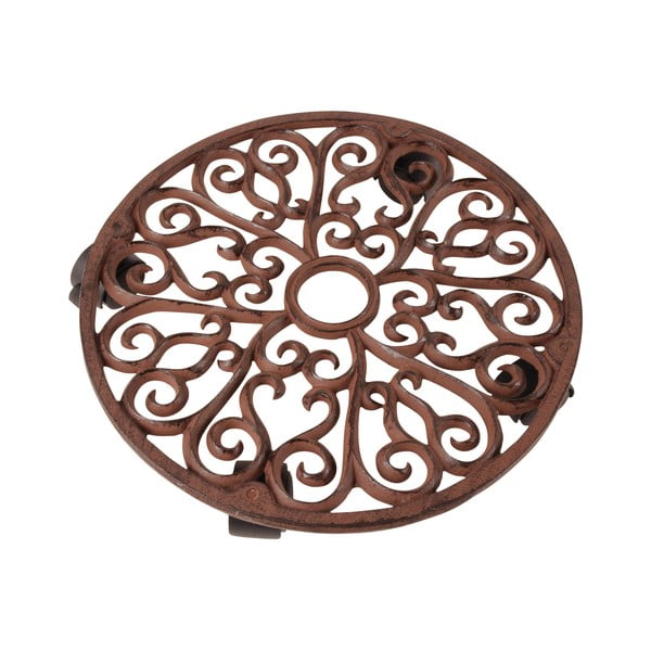 Iš metalo mobilus stovas gėlių vazonui ø 34,5 cm Ornament – Esschert Design-image-4
