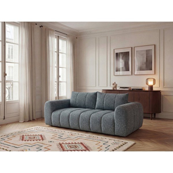 Mėlynos spalvos sofa 242 cm Nesty – Bobochic Paris-image-1