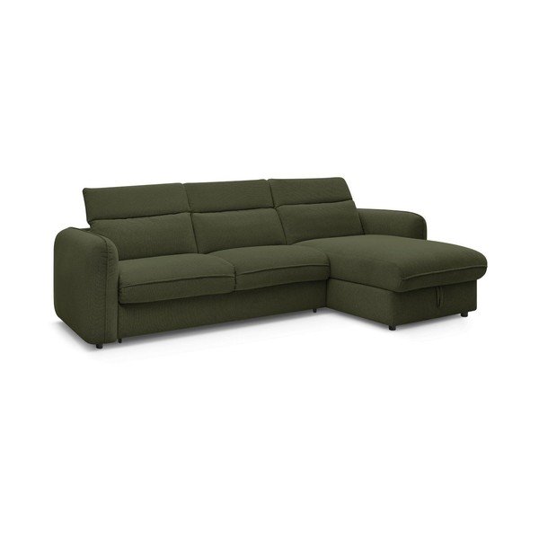 Žalios spalvos kampinė sofa Achille – Bobochic Paris-image-3