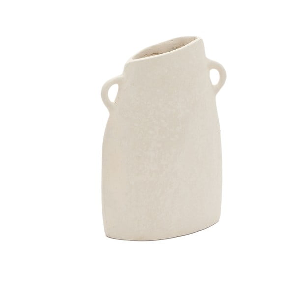 Rankų darbo vaza kreminės spalvos (aukštis 27 cm) Neti – Kave Home
