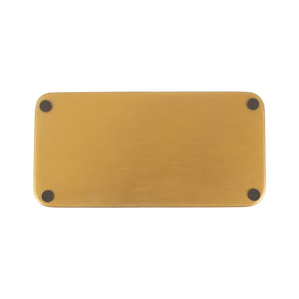 Metalinis padėklas juodos ir auksinės spalvos PT LIVING Festive, 13 x 25 cm-image-2