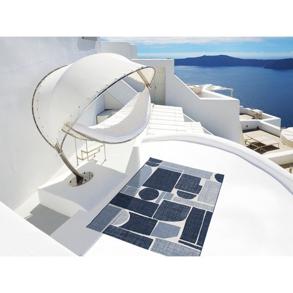 Tamsiai mėlynas lauko kilimas Universal Azul, 80 x 150 cm-image-1