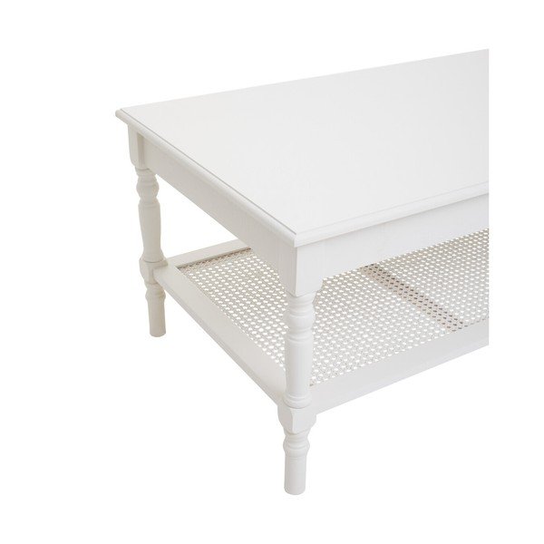 Baltos spalvos kavos staliukas 60x120 cm Heritage – Premier Housewares-image-4