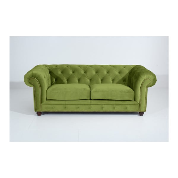 Žalia sofa "Max Winzer Orleans Velvet", 216 cm